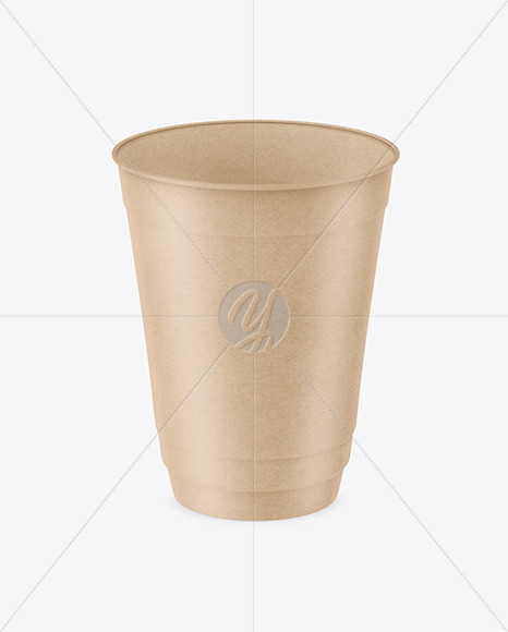 Kraft Coffee Cup Mockup