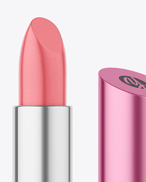 Metallic Lipstick Mockup