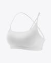 Women's Sports Bra Mockup - Half Side View