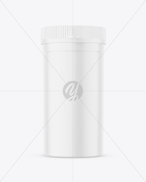 Matte Plastic Jar Mockup