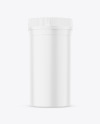 Matte Plastic Jar Mockup