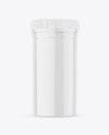 Glossy Plastic Jar Mockup