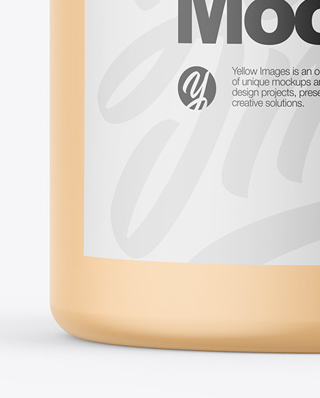 Matte Bottle Mockup