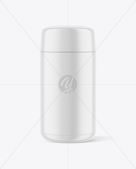 Glossy Textured Jar Mockup