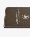 Leather Card Holder Mockup