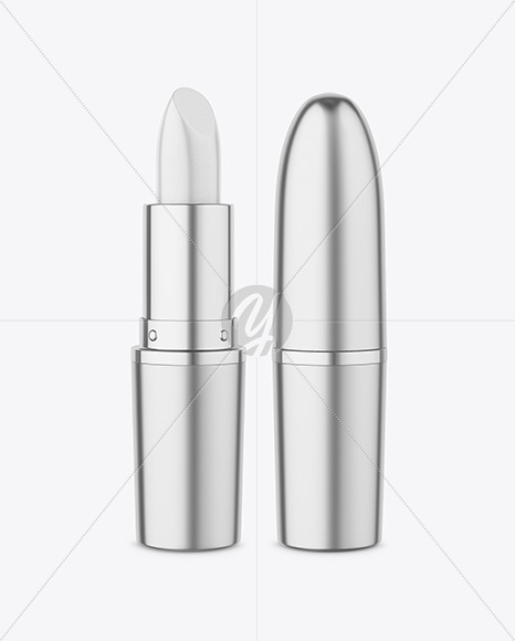 Metallic Lipstick Mockup