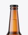 Amber Beer Bottle Mockup