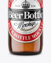 Amber Beer Bottle Mockup