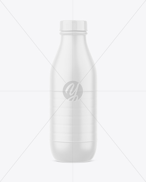 Matte Plastic Bottle Mockup