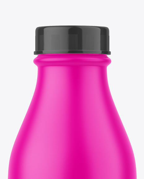 Matte Plastic Bottle Mockup