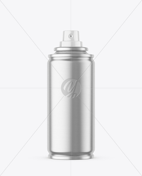 Metallic Spray Bottle Mockup