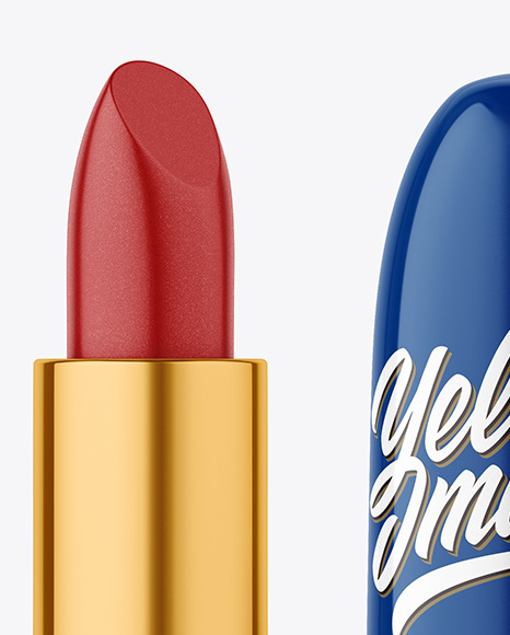 Glossy Lipstick Mockup