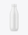 Glossy Plastic Bottle Mockup