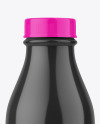 Glossy Plastic Bottle Mockup