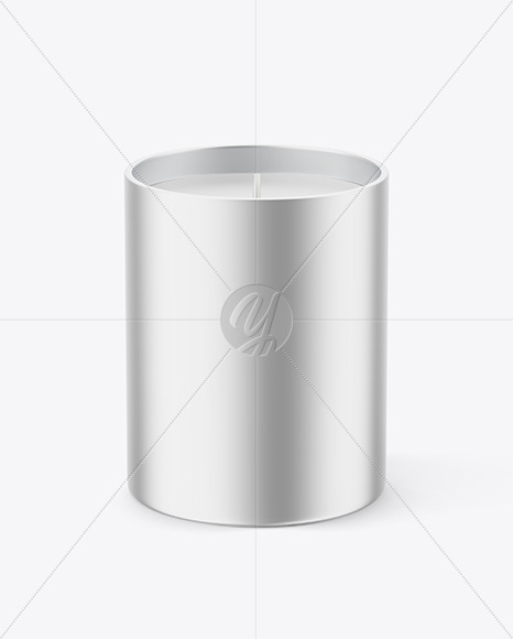 Metallic Candle Mockup