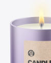 Metallic Candle Mockup