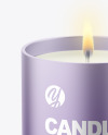 Metallic Candle Mockup