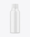 Glossy Plastic Bottle Mockup