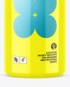 Glossy Plastic Bottle Mockup