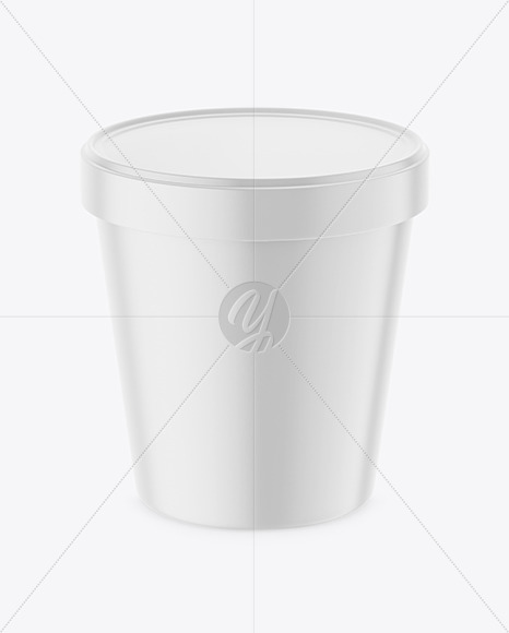 Matte Plastic Cup Mockup