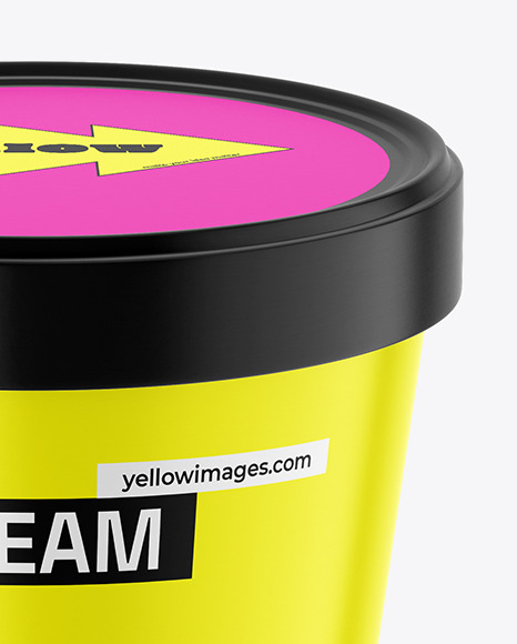 Matte Plastic Cup Mockup