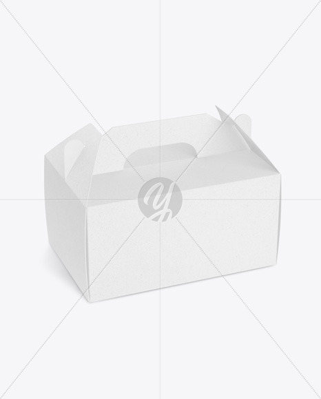 Kraft Box w/ Handle Mockup