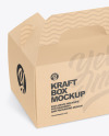 Kraft Box w/ Handle Mockup