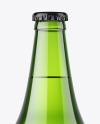 Green Beer Bottle Mockup