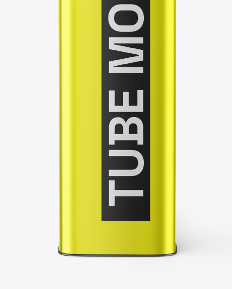 Metallic Tube Mockup