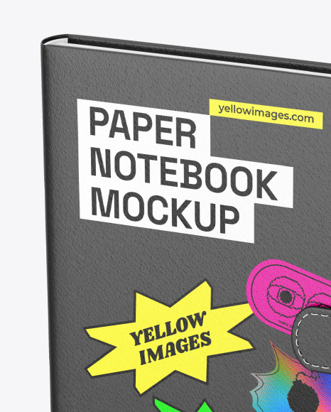 Textured Notebook Mockup