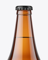 Amber Beer Bottle Mockup