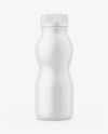 Matte Plastic Yoghurt Bottle Mockup