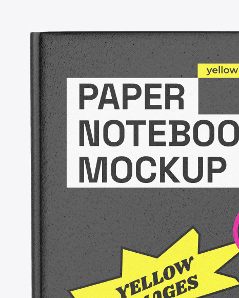 Textured Notebook Mockup