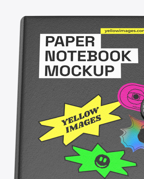 Textured Notebook Mockup