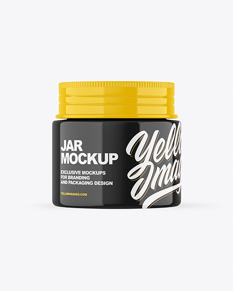 Glossy Jar Mockup