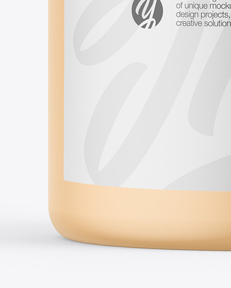 Matte Bottle Mockup