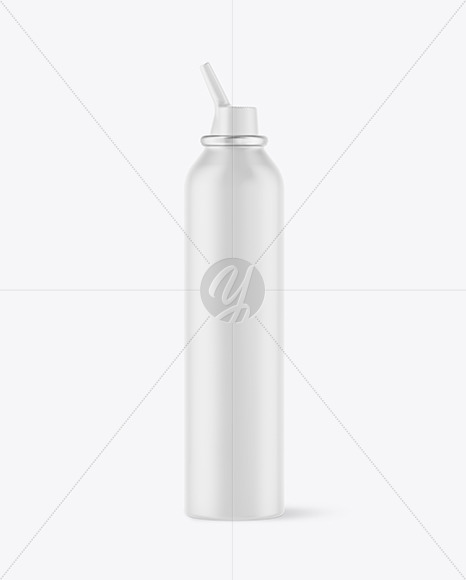 Matte Nasal Spray Bottle Mockup