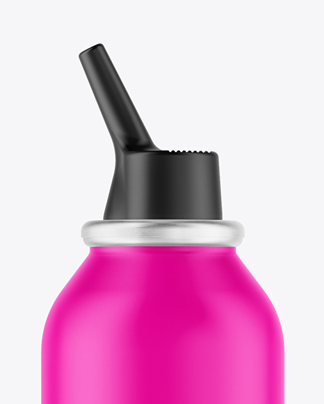 Matte Nasal Spray Bottle Mockup