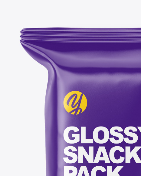 Glossy Snack Pack Mockup