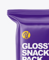 Glossy Snack Pack Mockup