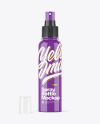 Glossy Spray Bottle Mockup