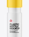 Matte Cosmetic Bottle with Pump Mockup