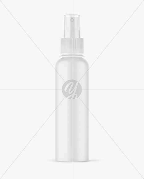 Matte Spray Bottle Mockup