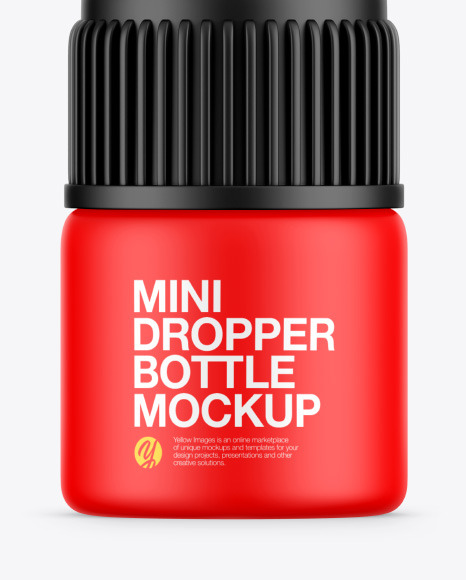 Mini Dropper Bottle Mockup