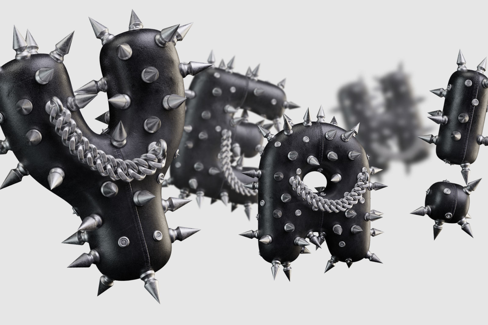 Biker Spike bitmap font Biker Spike bitmap font