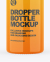 Glossy Dropper Bottle Mockup