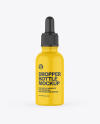 Matte Dropper Bottle Mockup