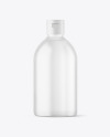 Frosted Plastic Bottle Mockup