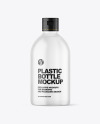 Frosted Plastic Bottle Mockup