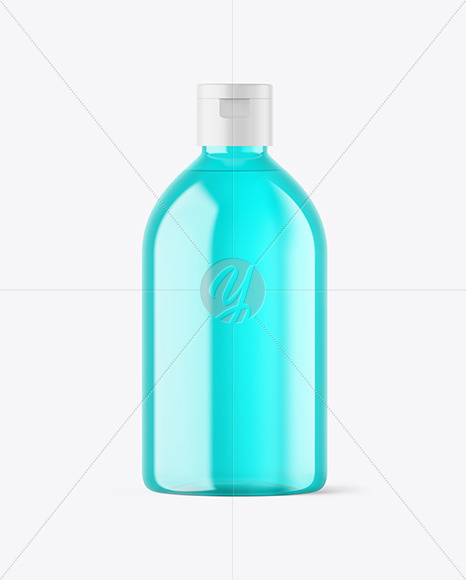 Color Plastic Bottle Mockup